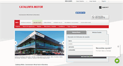 Desktop Screenshot of catalunyamotor.es